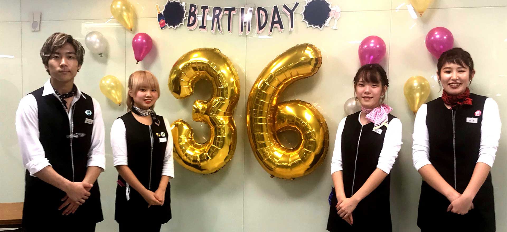 四ツ橋にある美容室、アトリエ1019、36周年